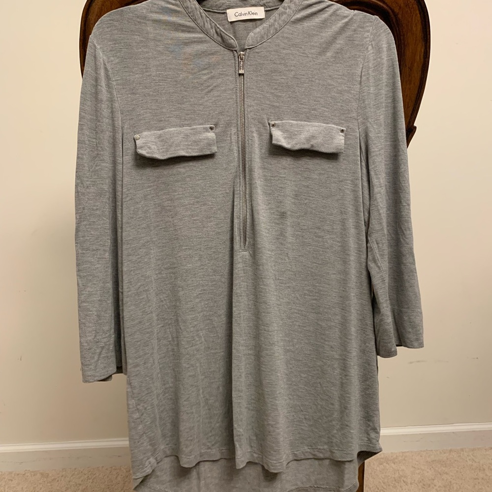 ⭐️Calvin Klein Half Zip Blouse